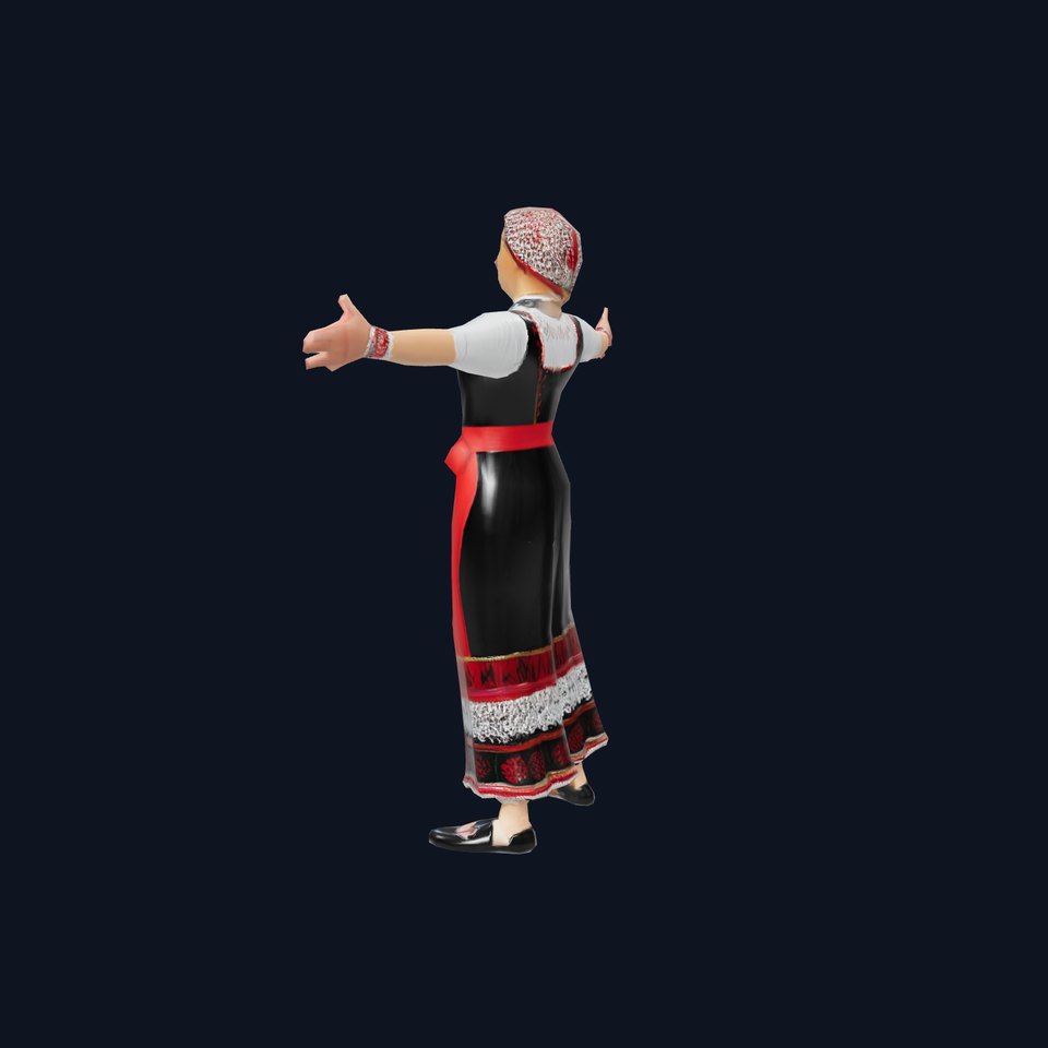 Traditional Folk Costume model pack